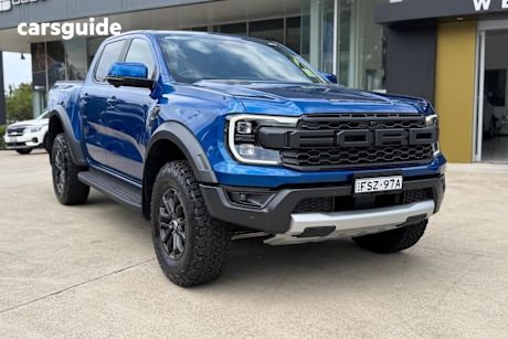 Blue 2025 Ford Ranger Double Cab Pick Up Raptor 3.0 (4X4)