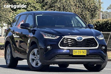 Blue 2023 Toyota Kluger Wagon Gx Hybrid Awd