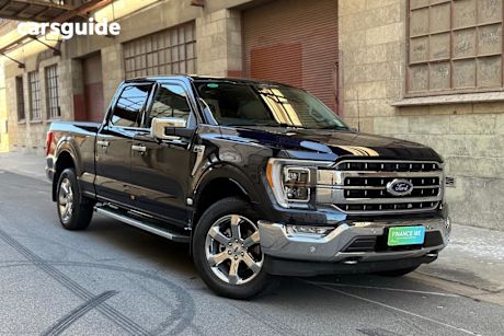 Blue 2023 Ford F150 Double Cab Pick Up Lariat Lwb (4Wd)