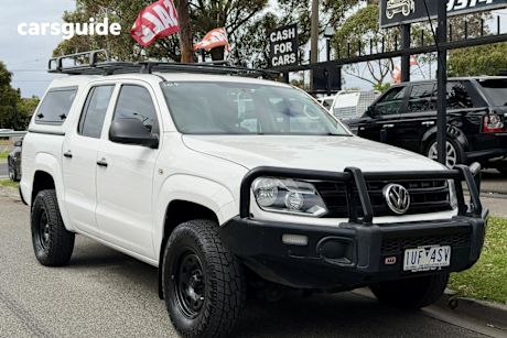 White 2017 Volkswagen Amarok Dual Cab Utility Tdi420 (4X2)