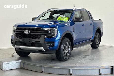 Blue 2024 Ford Ranger Double Cab Pick Up Wildtrak 3.0 (4X4)