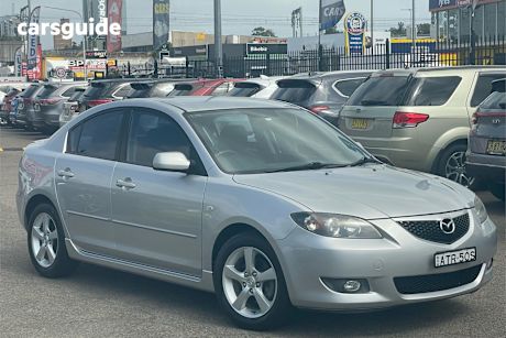 Silver 2005 Mazda 3 Sedan Maxx Sport