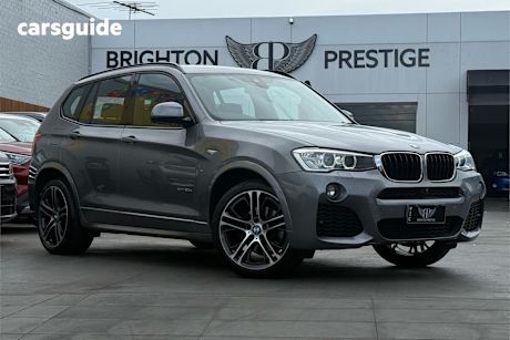 Grey 2016 BMW X3 Wagon Xdrive 20D