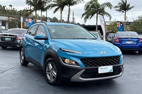 Blue 2021 Hyundai Kona Wagon Active (Fwd)