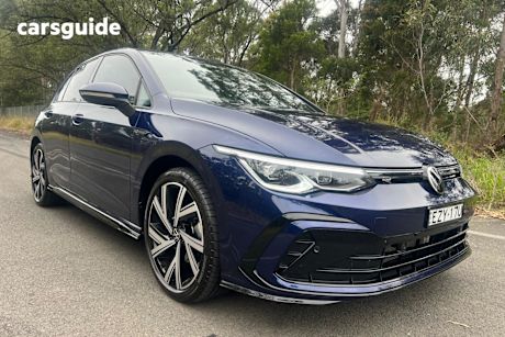 Blue 2023 Volkswagen Golf Hatchback 110Tsi R-Line