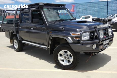 Grey 2019 Toyota Landcruiser Double Cab Chassis Gxl (4X4)