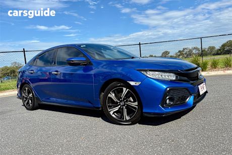 Blue 2017 Honda Civic Hatchback Rs