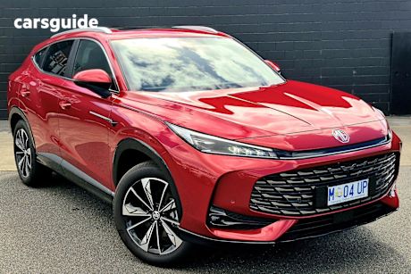 Red 2025 MG HS Wagon Essence