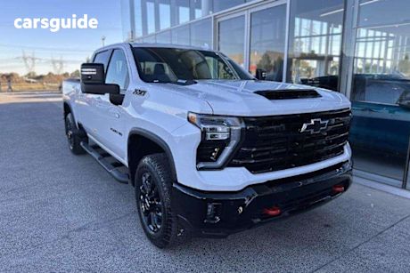 White 2025 Chevrolet Silverado HD Ute Tray LTZ PREMIUM W/TECH PACK 4X4