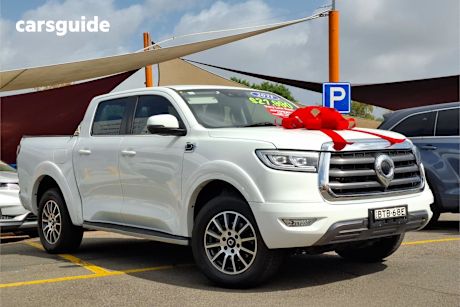 White 2021 GWM UTE Dual Cab Utility Cannon-L (4X4)