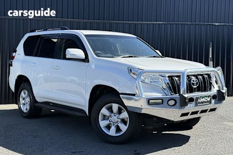 White 2016 Toyota Landcruiser Prado Wagon Gxl (4X4)
