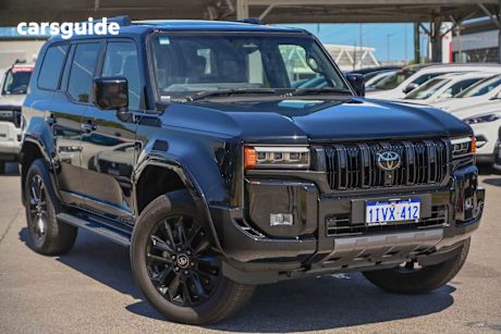 Black 2024 Toyota Landcruiser Prado Wagon Kakadu