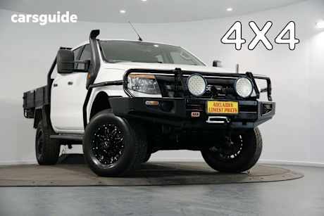 White 2012 Ford Ranger Dual Cab Chassis Xl 3.2 (4X4)