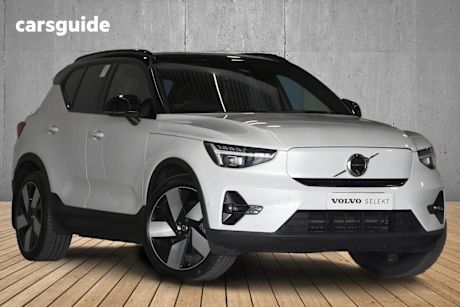 White 2024 Volvo XC40 Wagon Recharge Twin Pure Electric