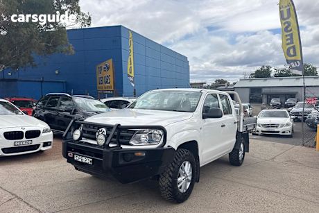White 2017 Volkswagen Amarok Dual Cab Chassis Tdi400 Core Edition (4X4)