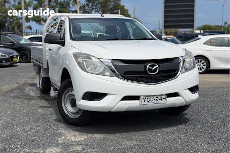 White 2017 Mazda BT-50 Cab Chassis Xt (4X2)