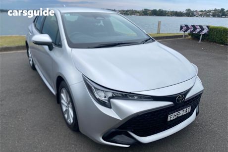 Silver 2024 Toyota Corolla Hatchback Ascent Sport