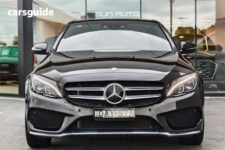 Black 2015 Mercedes-Benz C250 Sedan
