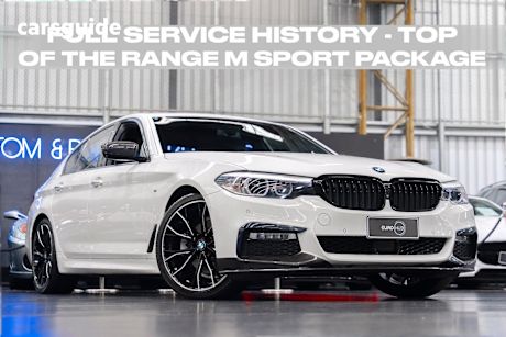 White 2018 BMW 520I Sedan M Sport