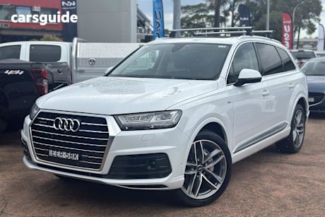 White 2018 Audi Q7 Wagon 50 Tdi Quattro