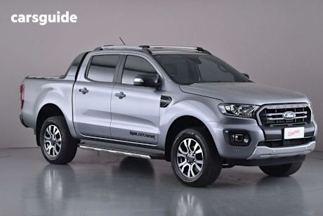 Silver 2019 Ford Ranger Double Cab Pick Up Wildtrak 2.0 (4X4)