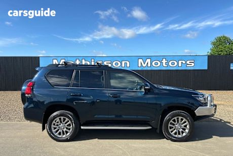 Blue 2021 Toyota Landcruiser Prado Wagon Vx