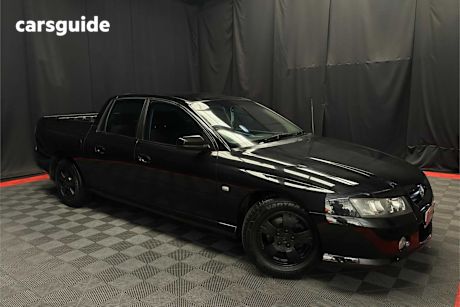 Black 2007 Holden Crewman Crew Cab Utility S