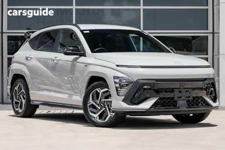 Grey 2025 Hyundai Kona Wagon Hybrid Elite N Line