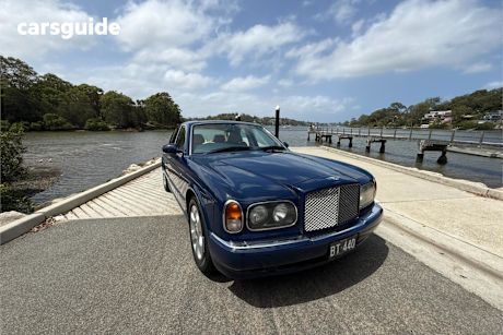 Blue 1999 Bentley Arnage Sedan