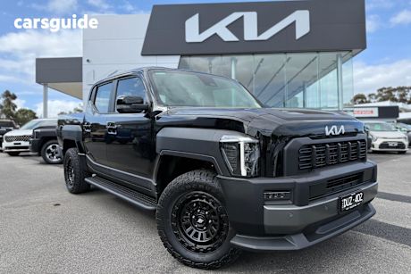 Black 2025 Kia Tasman Double Cab Pick Up Sx+ (4X4) (Std) Body Fender