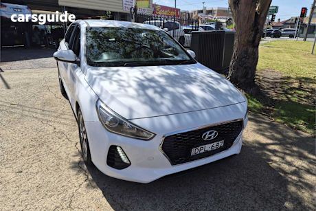White 2017 Hyundai I30 Hatchback Active