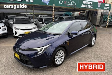 Blue 2022 Toyota Corolla Sedan Ascent Sport Hybrid