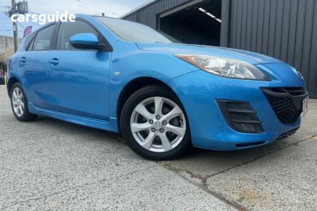 Blue 2010 Mazda 3 Hatchback Maxx Sport