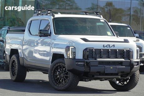 White 2025 Kia Tasman Double Cab Pick Up X-Pro (4X4) (0.9T) Bdy Fender