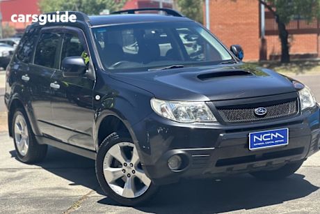 Grey 2009 Subaru Forester Wagon Xt Premium