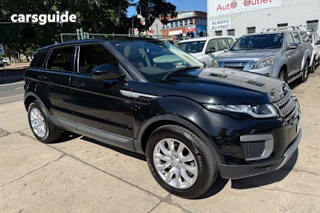 Black 2017 Land Rover Range Rover Evoque SUV TD4 180 SE 4X4