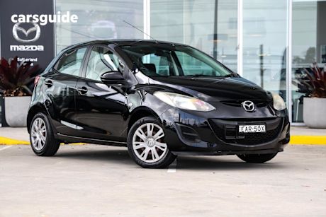 Black 2012 Mazda 2 Hatchback Neo