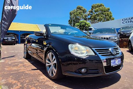 Black 2010 Volkswagen EOS Convertible 155 Tsi