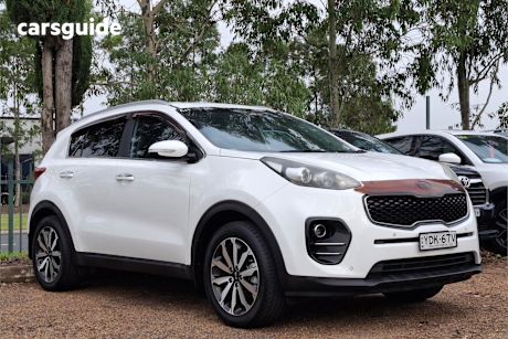 White 2016 Kia Sportage Wagon Sli (Fwd)
