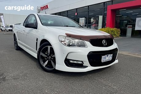 White 2016 Holden UTE Utility Sv6 Black Edition