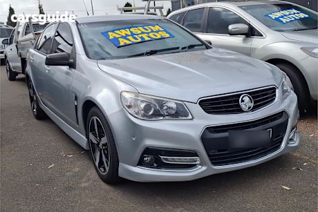 Silver 2016 Holden Commodore Sedan Sv6 Black Pack