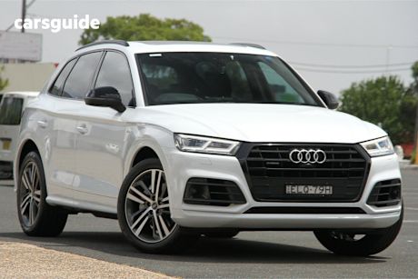 White 2019 Audi Q5 Wagon 50 Tdi Quattro Sport Black Edt