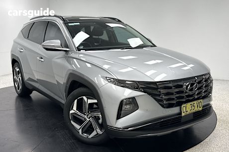 Silver 2021 Hyundai Tucson Wagon Highlander (Awd)