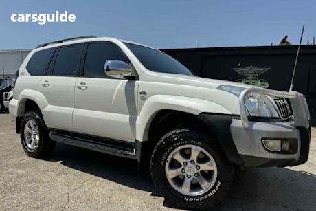 White 2007 Toyota Landcruiser Prado Wagon Grande (4X4)