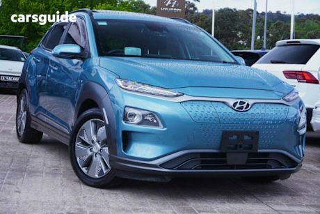 Blue 2020 Hyundai Kona Wagon Highlander Ttr Electric