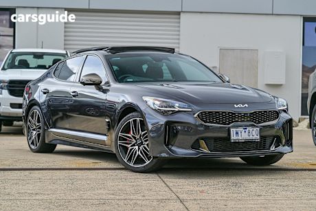 Grey 2023 Kia Stinger Sedan 3.3 Gt (Black Leather)