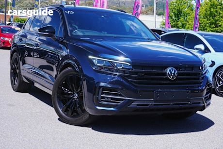 Blue 2021 Volkswagen Touareg Wagon V8 Tdi Wolfsburg Edition