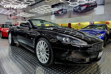 Black 2007 Aston Martin DB9 Convertible Volante