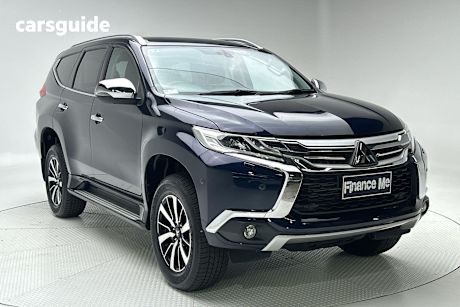 Blue 2019 Mitsubishi Pajero Sport Wagon Exceed (4X4) 7 Seat