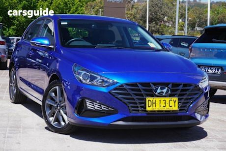 Blue 2022 Hyundai I30 Hatchback Active
